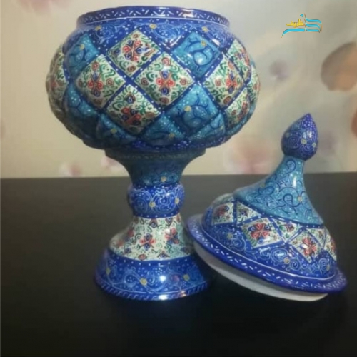 قندان میناکاری مسی شیک و بادوام | خرید از هنرظریف
