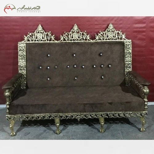 خرید آنلاین، مبلمان 7 نفره برنزی طرح گل یاس و با رنگ بندی متنوع به سلیقه شما مشتری عزیز، با کیفیت اعلاءمبلمان 7 نفره برنزی طرح گل یاس و با رنگ بندی متنوع به سلیقه شما مشتری عزیز، با کیفیت اعل