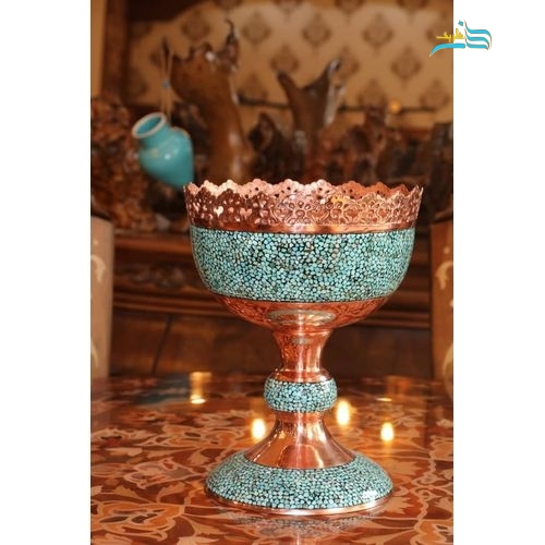 آجیل خوری، مناسب پذیرایی منزل و محل کار، با ورق مس ضخیم و روکش پلی استر- هنرظریف