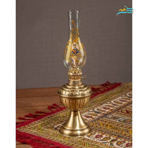 سرویس سماور زغالی سه لیتری شش نفره با چراغ سنتی و روکش نانو