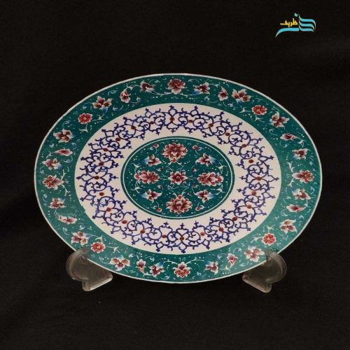 بشقاب میناکاری لعاب کاری شده و ورق مسی برش داده شده با کیفیت بالا و درجه 1 - هنرظریف