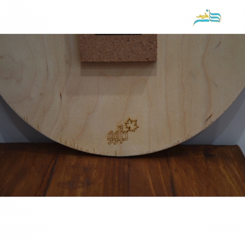 ساعت دیواری دژاوو طرح دریا ساخته شده از متریال درجه 1 چوب روس، رزین شفاف با کیفیت بالا