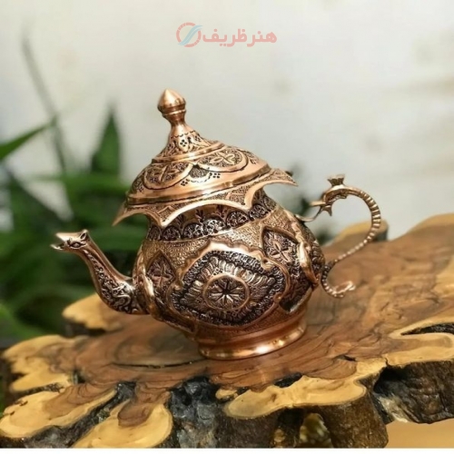 قوری مسی قلمزنی