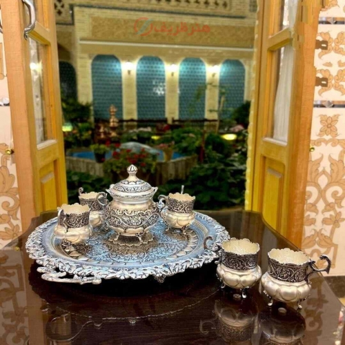 سرویس چایخوری مینیاتوری - هنرظریف