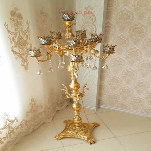آباژور شاخه کوچک دوگل، 4 شاخه 9 روشنایی - هنرظریف