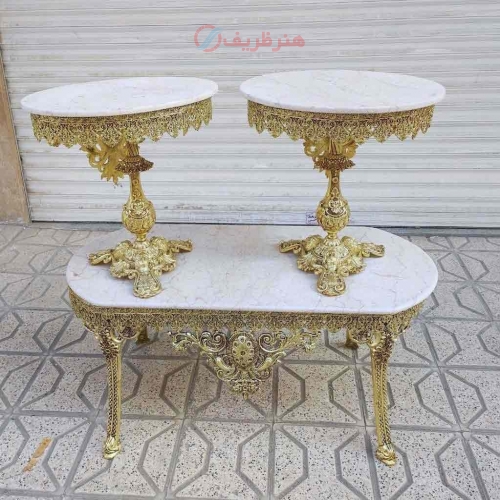 جلو مبلی جنس آلیاژ آلومینیوم آبکاری برنج ضمانت آبکاری کیفیت درجه 1 و رنگ ثابت