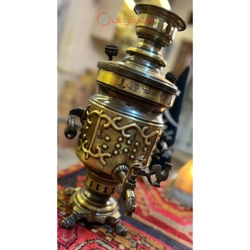 سماور زغالی سه لیتری با طرح زیبا و ماندگار، ورق ضخیم و با کیفیت