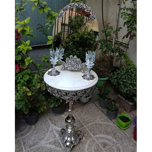 سرویس کامل آیینه و شمعدان و میز کنسول آلیاژ، زیبا و با ضمانت - هنرظریف