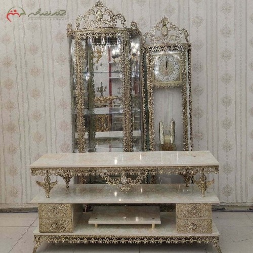 سرویس جهیزیه برنزی دارای گارانتی رنگ و دوام بدنه کد 8030 با قیمت عالی - هنرظریف