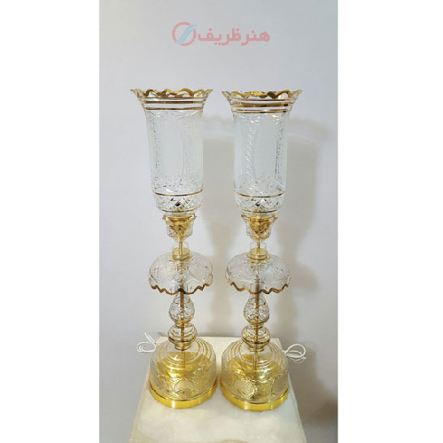 لاله هرمی تراش بسیار شیک و پرکار سایز بزرگ_ هنرظریف