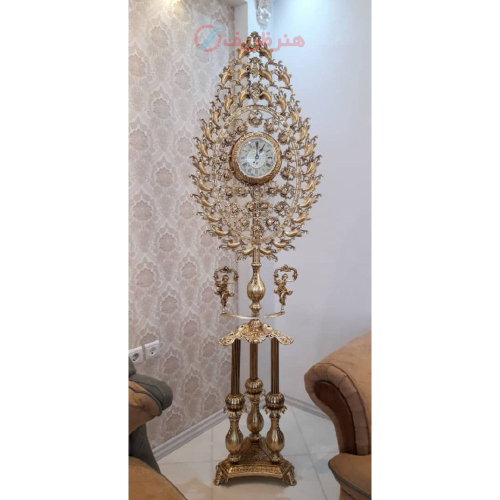 ساعت کنارسالنی آلیاژی - هنرظریف