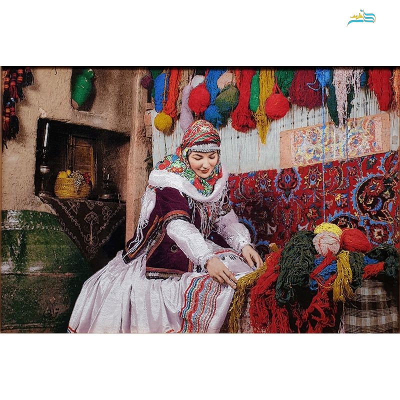 نمایش تابلو بدون قاب برای نمایش ابعاد واقعی ۱۱۵×۷۸ سانتی‌متر.