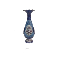 جدیدترین گلدان میناکاری 20 سانتی صراحی به طول و عرض 8 و ارتفاع 20 سانتیمتر - هنرظریف