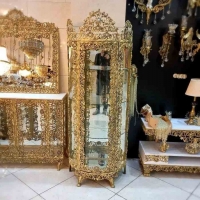 خرید، قیمت و مشخصات بوفه آلومینیومی با کیفیت بالا و ورق ضخیم، طرح گل سرخ، با طراحی بسیار زیبا و چشم نواز | هنرظریف