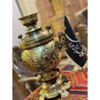 خرید آنلاین، سماور گازی 6 لیتری با کیفیت بالا، جنس برنج و ورق ضخیم | هنرظریف