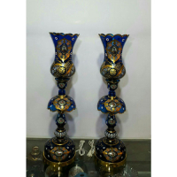 خرید، قیمت و مشخصات لاله نوروزی تراش عینکی ترنج آبی سایز بزرگ، ارزان و با کیفیت _ هنرظریف