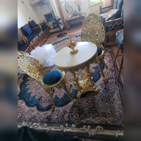 خرید، قیمت و مشخصات میز ناهار خوری دو نفره مدل تاج دار، جدید و ساده_ هنرظریف