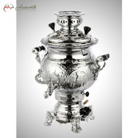 خرید آنلاین، سماور گازی برنجی 6 لیتری لبه دار و کالیت نسوز ضمانت 12 ماهه، طراحی جدید، با قیمت مناسب | هنرظریف